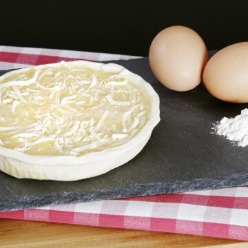 Tartelette au fromage gourmande surgelée crue
