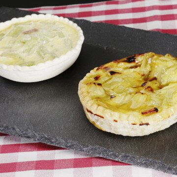 Tartelette à la Rhubarbe surgelée crue
