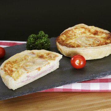 Tartelette Jambon Tomate Gourmande cuite
