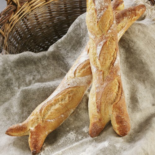 Baguette 4 guignons  pré cuites surgelées *30
