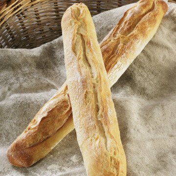 Baguette à l'ancienne cuite
