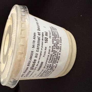 Glace artisanale au Caramel Beurre Salé pot 160 ml
