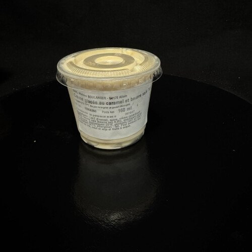 Glace artisanale au Caramel Beurre Salé pot 160 ml
