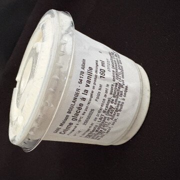 Glace artisanale à la Vanille pot 160 ml
