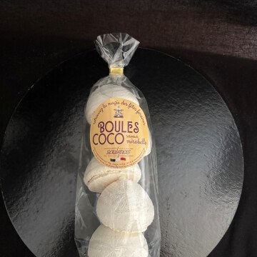 Boule coco saveur mirabelle
