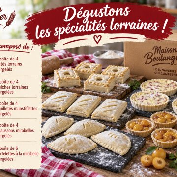 Panier "La Lorraine en boîte surgelée"
