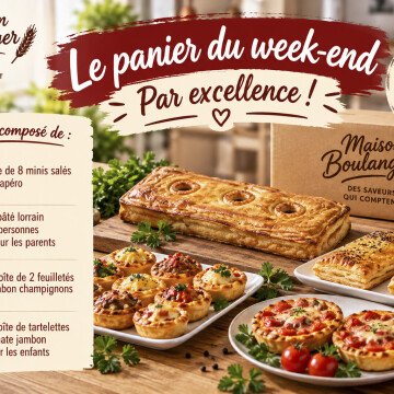 Colis "Le sac gourmand du week-end"
