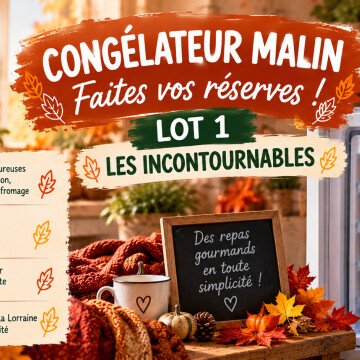 Congélateur malin -Les incontournables
